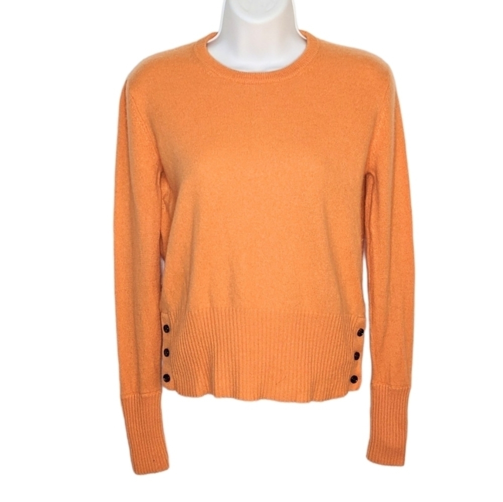 Allude Cashmere Sweatshirt sweater carrot orange Medium @A7